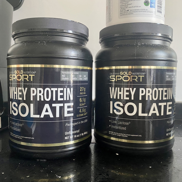 California Gold Nutrition SPORT - Whey Protein Isolate, 1 lb, 16 oz (454 g)  