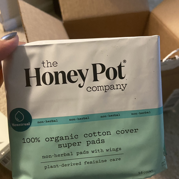 The Honey Pot Organic Non-Herbal Regular Menstrual Pads