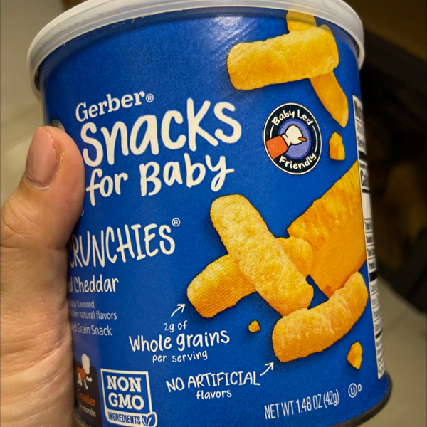  Gerber Snacks para Baby Lil Crunchies, Cheddar suave