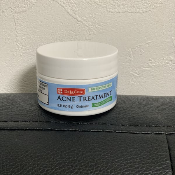  De La Cruz 5% Sulfur Ointment Acne Treatment