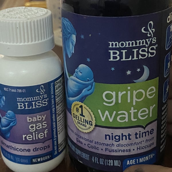 Mommy's Bliss Gripe Water Liquid Dietary Supplement Nighttime 1 Month+, 4  fl oz - Fred Meyer