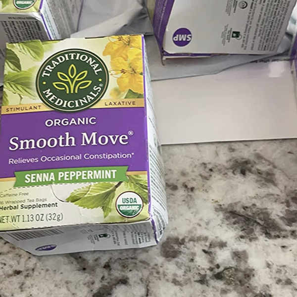 Organic Smooth Move Tea with Senna for Occasional Constipation - Caffeine  Free (16 Tea Bags) by Traditional Medicinals at the Vitamin Shoppe