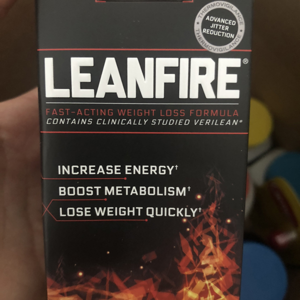 Force Factor LeanFire with Next-Gen SLIMVANCE, Thermogenic Fat Burner  Supplement, 60 Count 