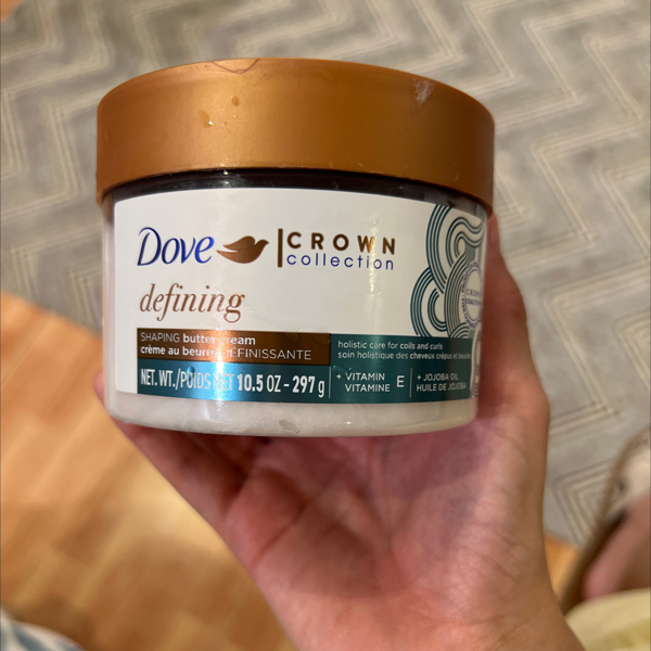 Dove Crown Collection Defining Shaping Butter Cream, 297g Butter