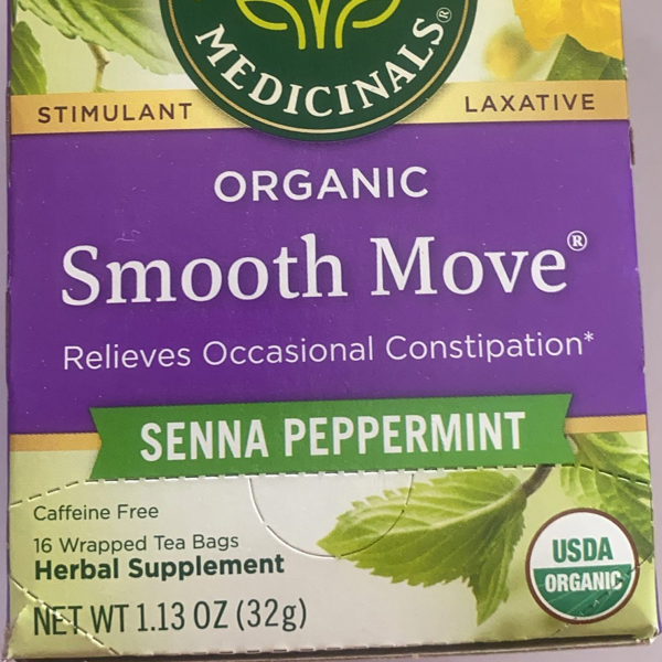 Organic Smooth Move Tea with Senna for Occasional Constipation - Caffeine  Free (16 Tea Bags) by Traditional Medicinals at the Vitamin Shoppe