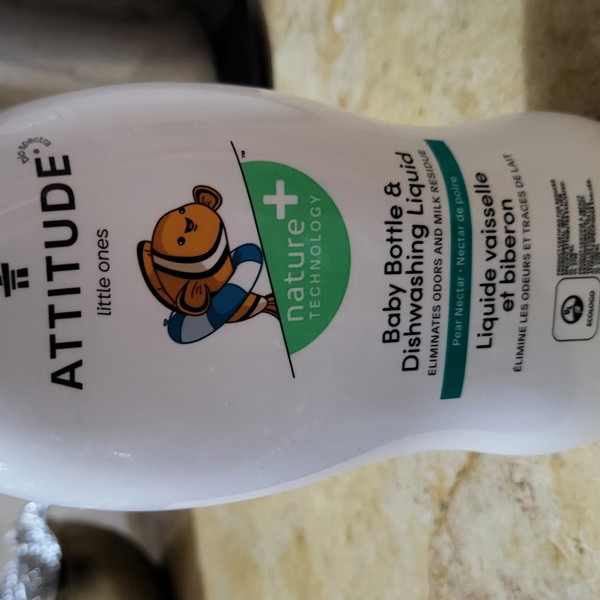 Attitude Baby Bottle & Dishwashing Liquid Pear Nectar -- 23.6 fl