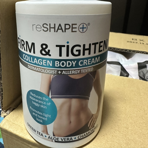 ReShape+ Firm & Tighten Collagen Body Cream 15 Fl Oz