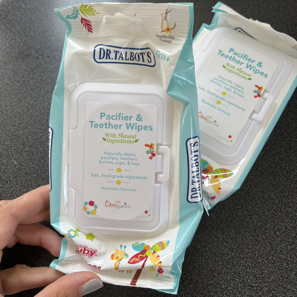 Dr. Talbot's, Pacifier & Teether Wipes, 0 m +, Vanilla Milk Flavored, 48  Wipes