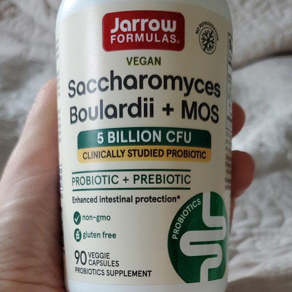 SACCHAROMYCES BOULARDII + MOS PROBIOTIC 5 BILLION 90 Vegetarian Capsules by  Jarrow Formulas - BIOVEA IRELAND