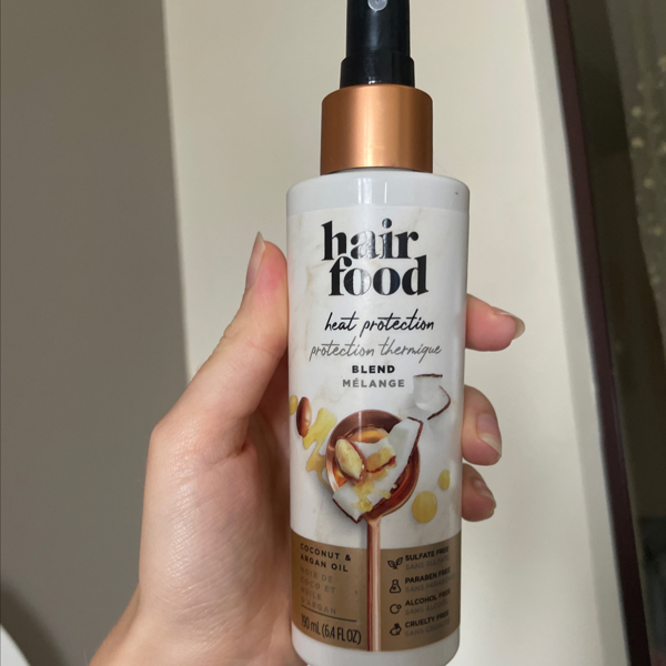 Hair Food Coconut & Argan Oil Heat Protectant Spray Blend - 6.4 fl oz