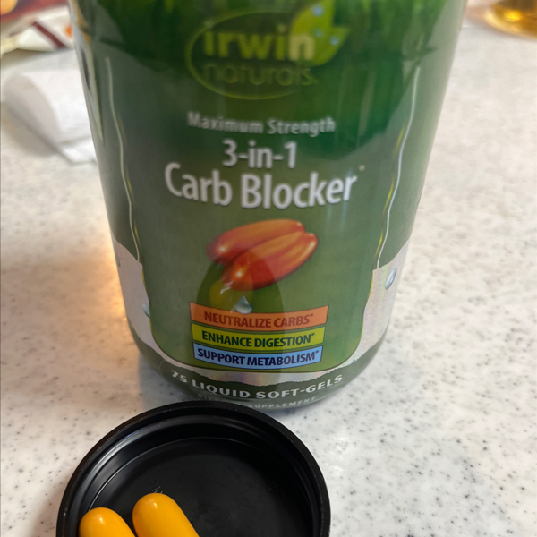 ページ 1 - レビュー - Irwin Naturals, 3-In-1 Carb Blocker, Maximum