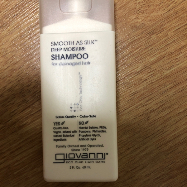 Giovanni Smooth as Silk Deep Moisture Shampoo and Conditioner with Eco Chic  Technology 