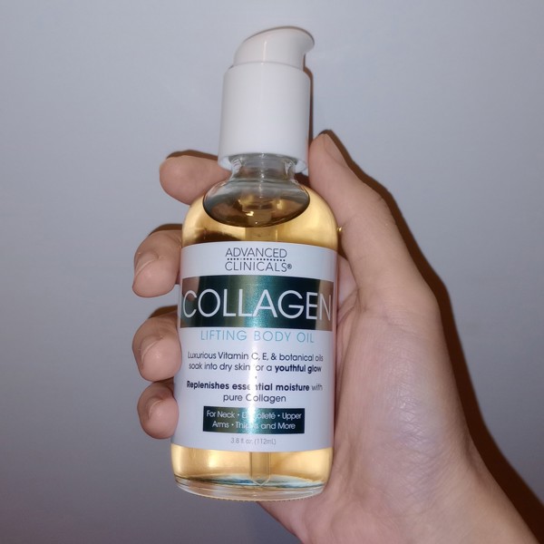 Advanced Clinicals Collagen Lifting Body Oil +  