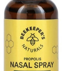 Beekeepers Naturals Propolis Nasal Spray for Sinus Support, 1 Oz