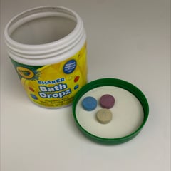Shaker Bath Dropz, 3+, Fragrance-Free, 60 Tablets, 3.59 oz (102 g)
