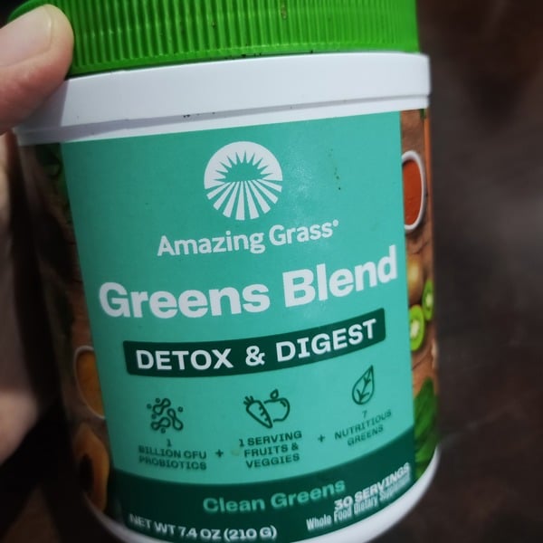 Page 1 - Reviews - Amazing Grass, Greens Blend, Detox & Digest, 7.4 oz (210  g) - iHerb