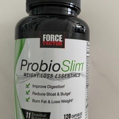 Force Factor ProbioSlim Weight Loss Essentials Probiotic, 120 Capsules 