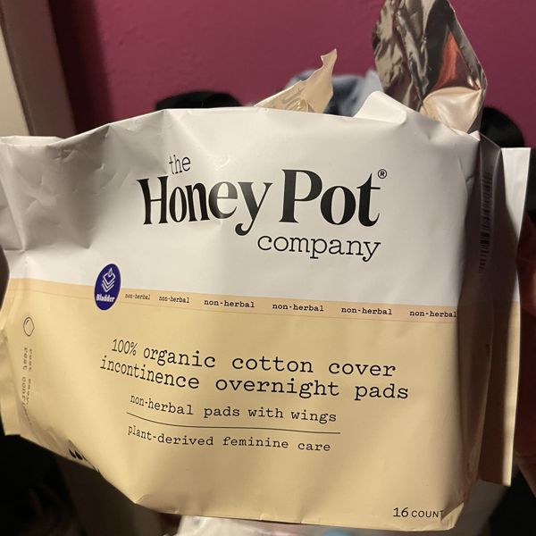 The Honey Pot - Pad Incontinence Night Hrbl - 1 Each-16 CT, 1 each / 16 CT  - Foods Co.