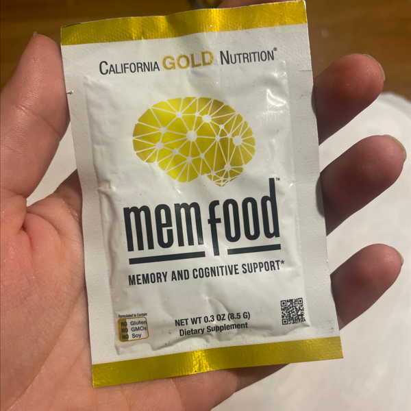  MEM Food, Memory & Cognitive Support, 1.12 lb (510 g),  California Gold Nutrition : Health & Household