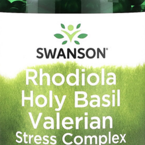 1 Swanson Rhodiola Holy Basil Valerian Stress