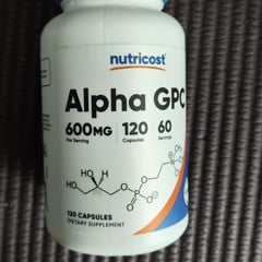 Nutricost Alpha GPC 300mg, 60 Vegetarian Capsules - Non-GMO and Gluten Free