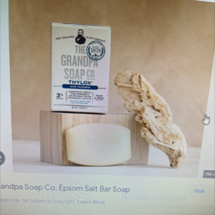The Grandpa Soap Co. CBD Restore Exfoliating Massage Bar 4.75 oz