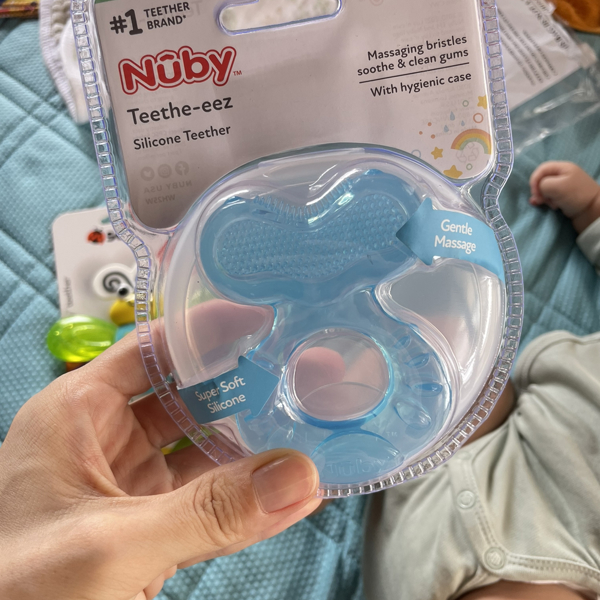 Teethe-eez Silicone Teether  Textured Teether for Baby – Nuby