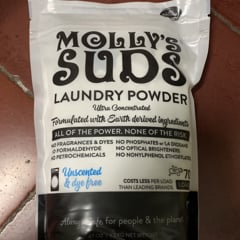 Alright so the Molly suds smells amazing but it didn't create any suds, Laundry