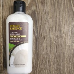 Desert Essence Soft Curls Hair Cream- Coconut - 6.4 Fl Ounce - Luster &  Bounce - 100% Vegan - Gluten, Wheat & Silicone Free - Salon Style Shine 
