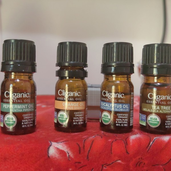 Cliganic Essential Oils Aromatherapy Set 4 Piece Set