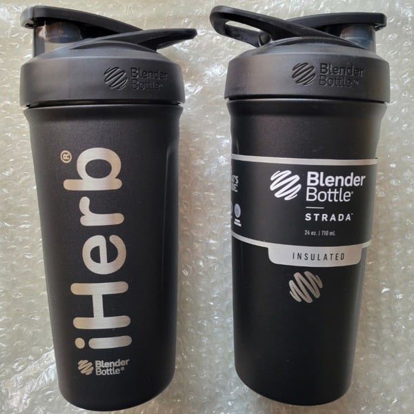 iHerb Goods, Strada, Insulated Stainless Steel Blender Bottle, Green