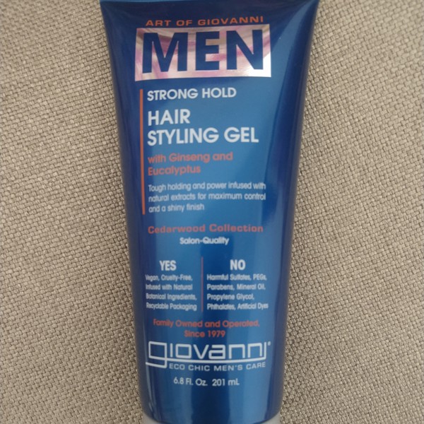 MEN Strong Hold Hair Styling Gel - with Ginseng and Eucalyptus