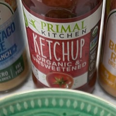 Primal Kitchen Organic And Unsweetened Ketchup 11.3 oz jar