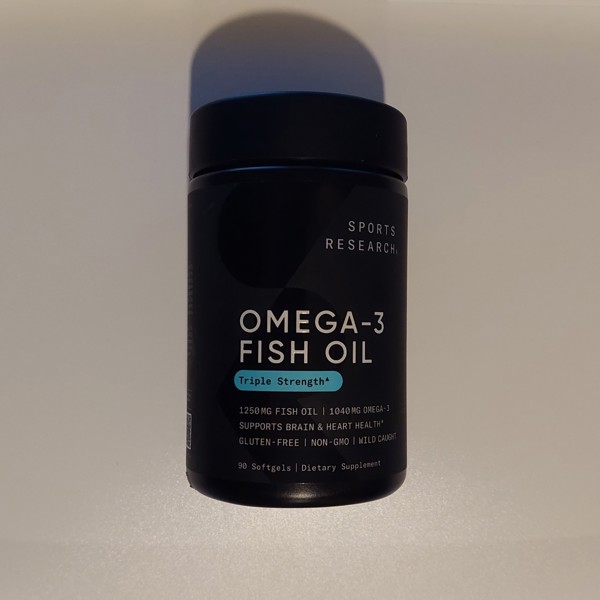 Omega-3 Fish Oil, Triple Strength, 180 Softgels - Sports