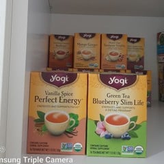 4 pack) Yogi Tea Vanilla Spice Perfect Energy, Organic Black Tea Bags, 16  Count 