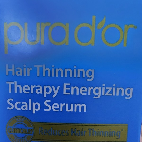 Pura d'or Hair Thinning Therapy Energizing Scalp Serum - 4 fl oz