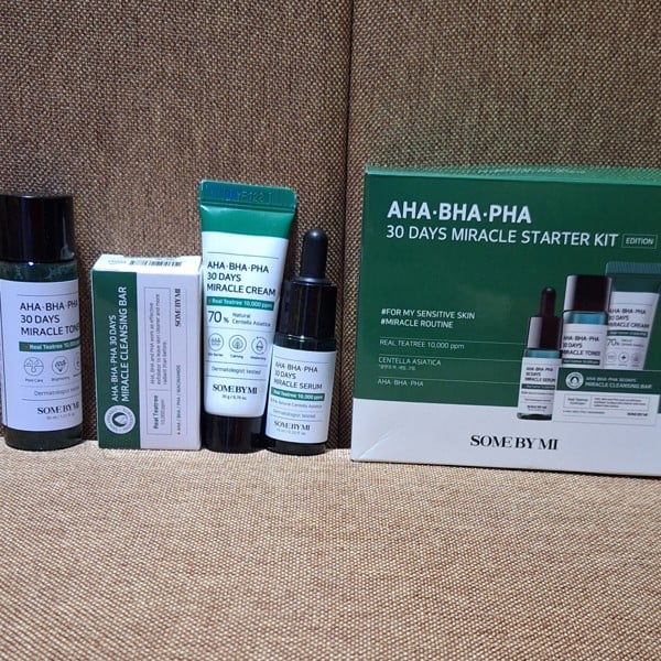 SOME BY MI] AHA. BHA. PHA 30 Days Miracle Starter Kit Edition 1Pack  (4items)
