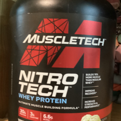 Nitro Tech, Whey Peptides & Isolate Lean Musclebuilder, Milk