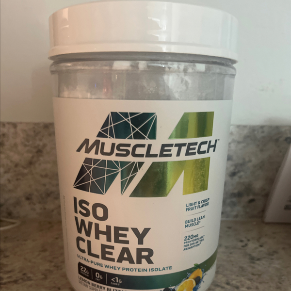 Whey Protein Powder MuscleTech Clear Whey Protein Isolate Whey