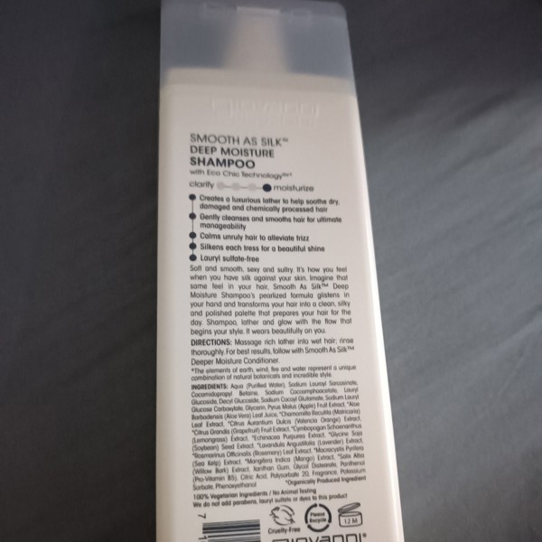 Page 1 - Reviews - Giovanni, Smooth As Silk, Deep Moisture Shampoo, For Damaged  Hair, 8.5 fl oz (250 ml) - iHerb
