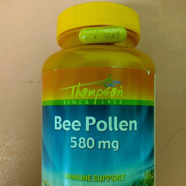 Page 1 Reviews Thompson Bee Pollen 580 mg 100 Capsules iHerb