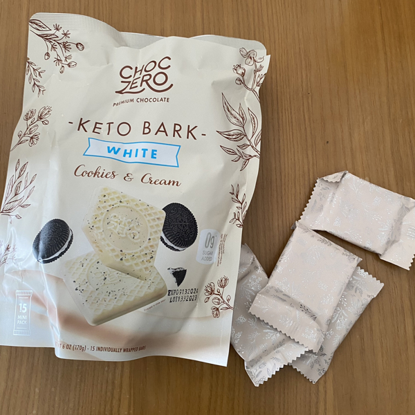 ページ 1 - レビュー - ChocZero, Keto Bark, White Chocolate