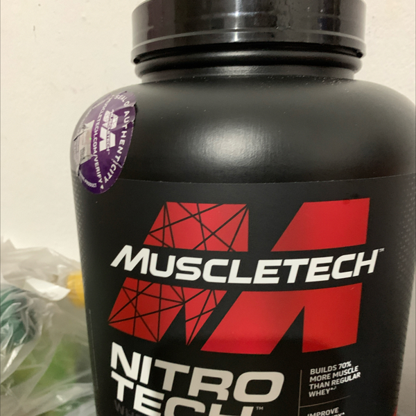 Nitro Tech, Whey Peptides & Isolate Lean Musclebuilder, Milk