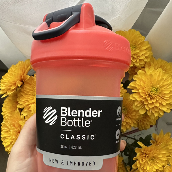 Blender Bottle, классический, коралловый, 600 мл (20 унций