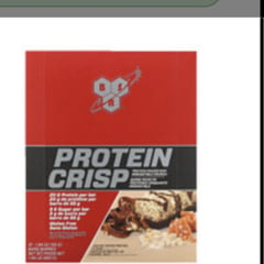 Protein Crisp（プロテインクリスプ）、袋入りプロテインバー、塩味タフィープレッツェル、12本、各55g（1.94オンス）