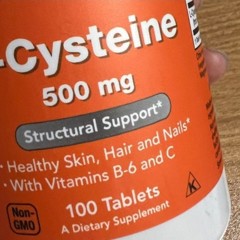 L-Cysteine, 500 mg, 100 Tablets