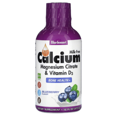 ページ 1 - レビュー - Bluebonnet Nutrition, Liquid Calcium Magnesium Citrate &  Vitamin D3, Blueberry, 16 fl oz (473 ml) - iHerb