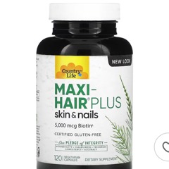 Maxi-Hair Plus, 5,000 mcg, 120 ...