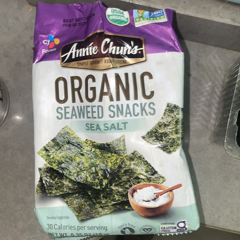 1 Annie Chun s Organic Seaweed Snacks Sea Salt 0.35 oz 10 g iHerb