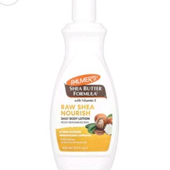 ビタミンE配合Shea Butter Formula（シアバターフォーミュラ）、未精製シア ナリッシュ デイリー ボディローション 、400ml（13.5液量オンス）